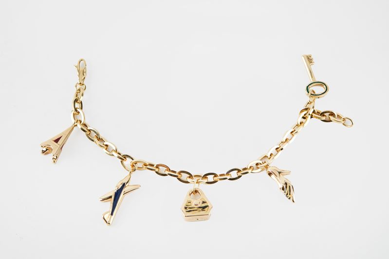 Bracciale con charms  - Asta  Argenti, Fashion Vintage e Preziosi - Fidelis Auctions