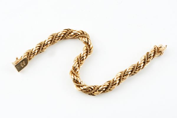 Bracciale in oro giallo 