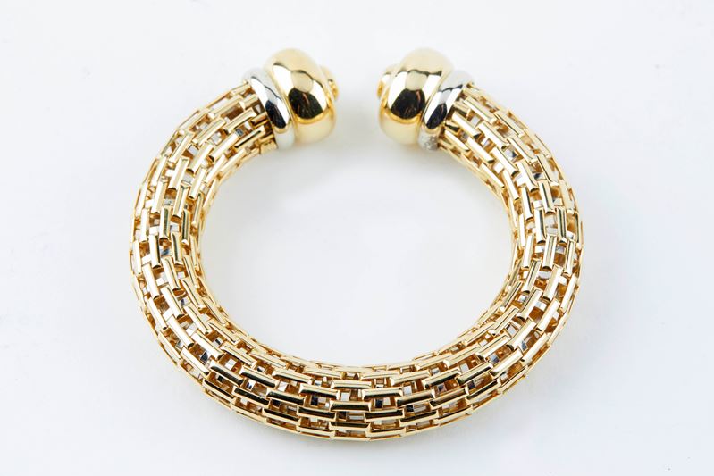 Bracciale a molla  - Asta  Argenti, Fashion Vintage e Preziosi - Fidelis Auctions