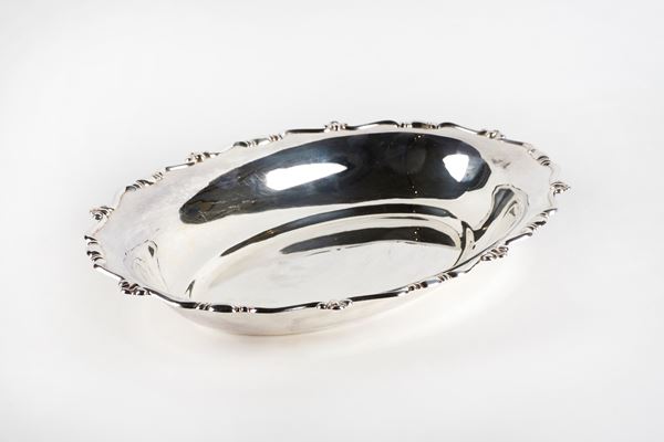 Alzatina in argento 800