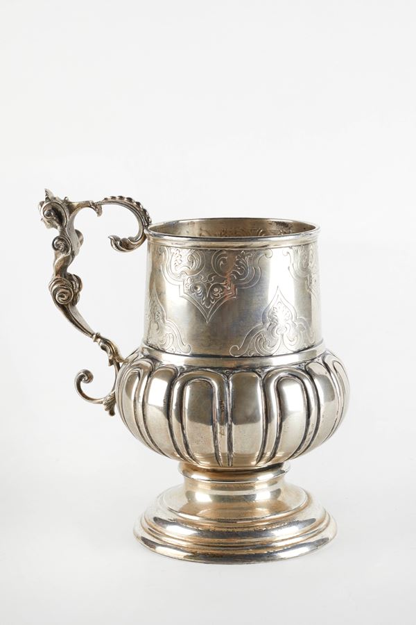Tankard in argento 800