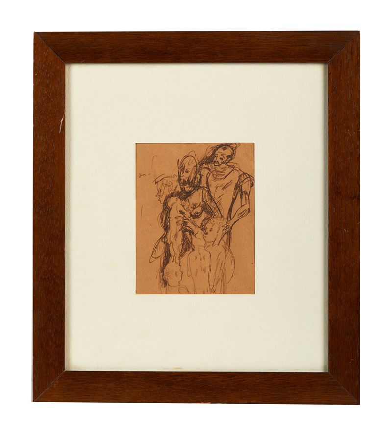 Severo Pozzati Sepo : “Senza titolo”  - Asta ASTA ONLINE 1 - GRAFICHE E DIPINTI DEL XX SECOLO - Fidelis Auctions