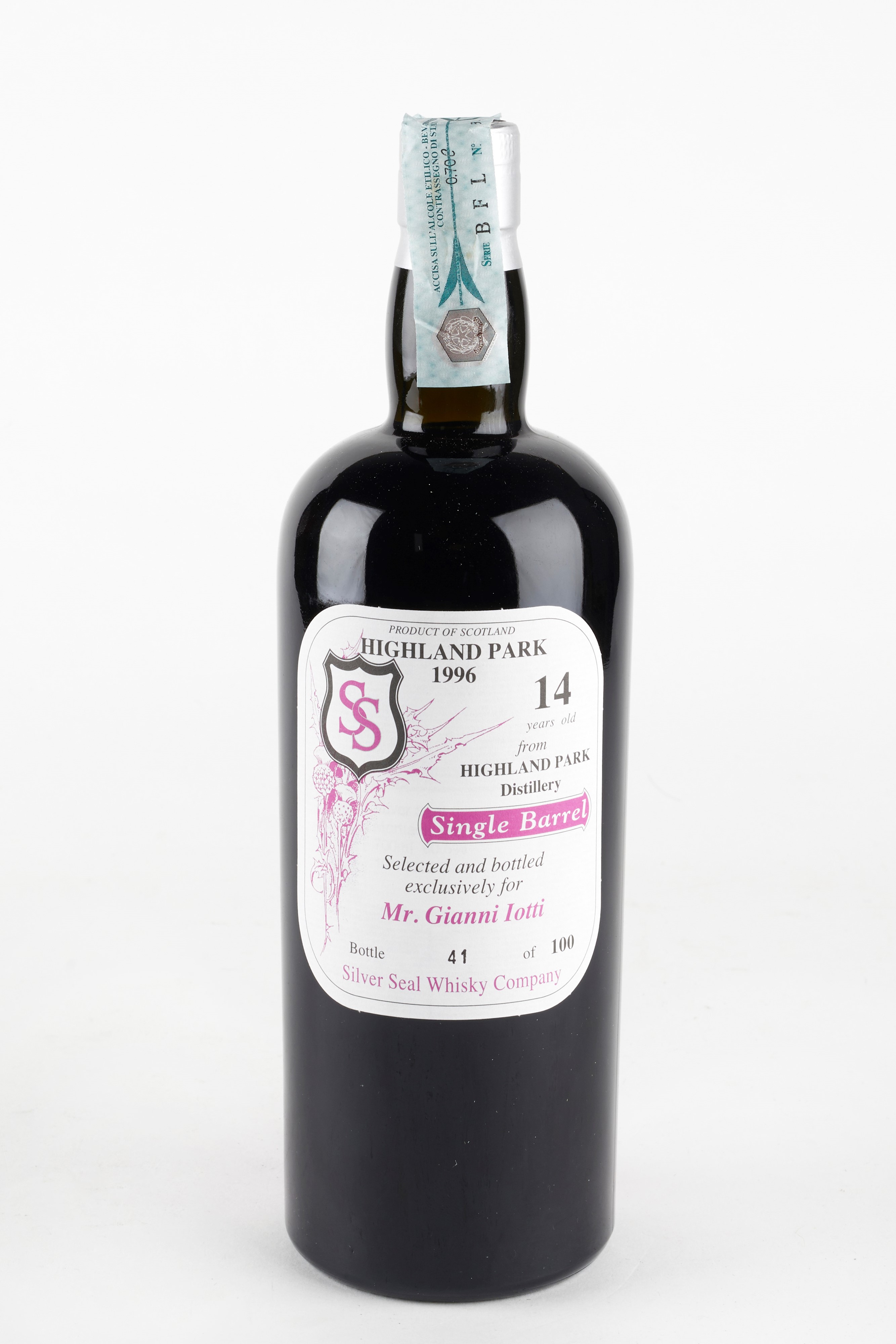 Silver Seal Highland Park 14 Years Old Single Barrel