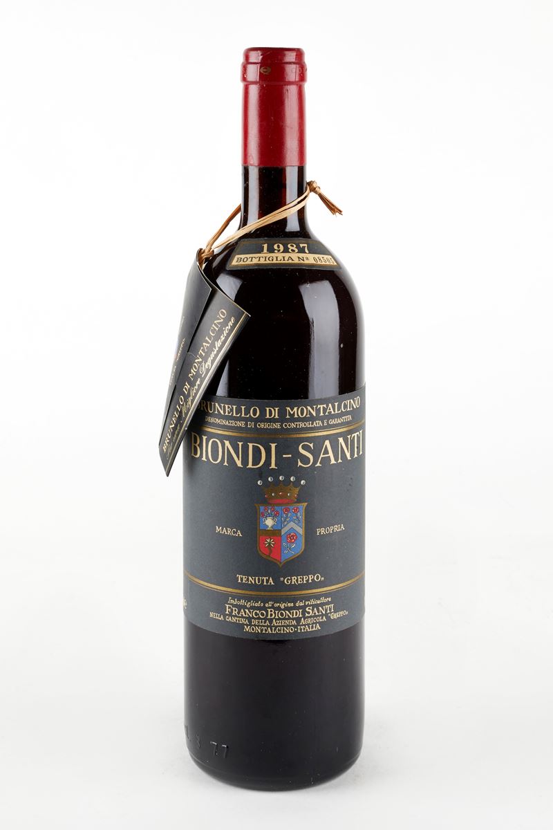 Biondi Santi : Biondi-Santi Brunello di Montalcino1987  (1987)  - Asta Vini e Distillati - Fidelis Auctions
