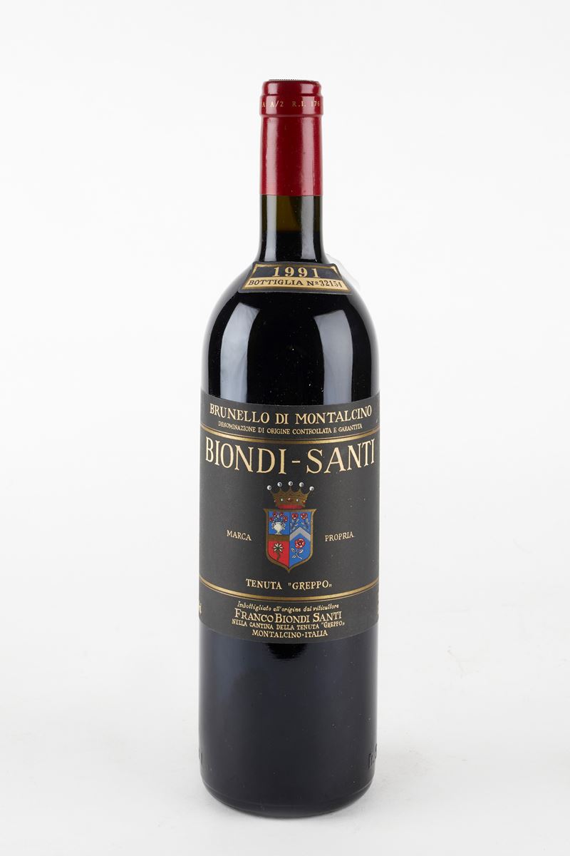 Biondi Santi : Biondi-Santi Brunello di Montalcino 1991  (1991)  - Asta Vini e Distillati - Fidelis Auctions