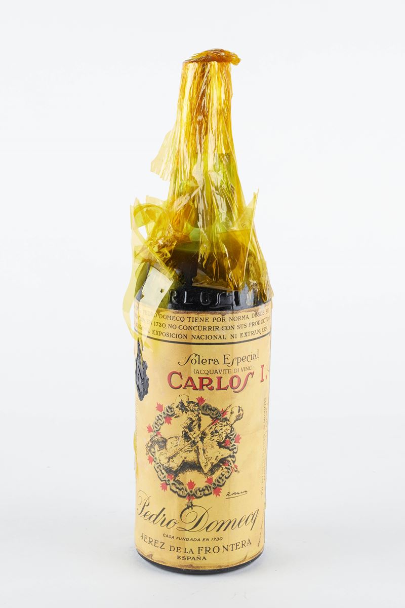 Carlos I : Carlos I Solera Especial  (Anni 60)  - 42% vol - Asta Vini e Distillati - Fidelis Auctions