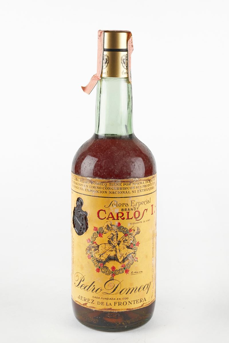 Carlos I : Carlos I Solera Especial  (Anni 60/70)  - 42% vol - Asta Vini e Distillati - Fidelis Auctions