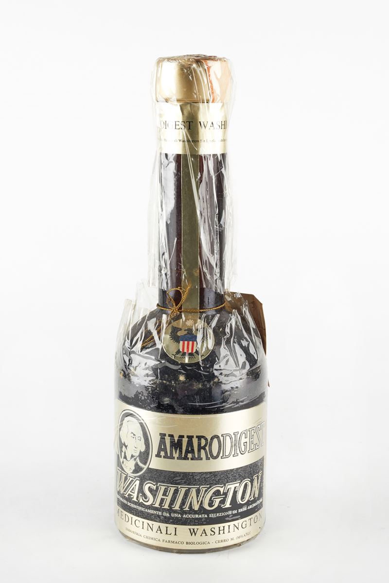 Vecchio Magazzino Doganale : Amaro Washington  (Anni 50/60)  - 36% vol - Asta Vini e Distillati - Fidelis Auctions