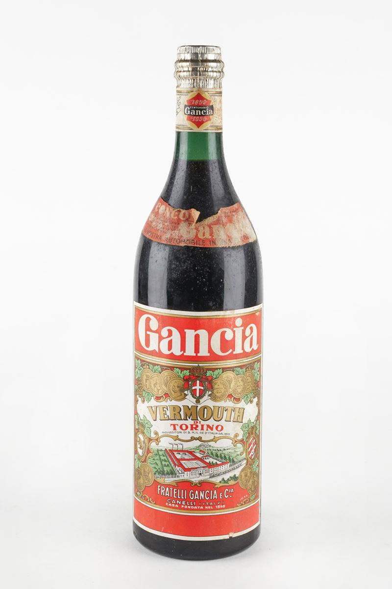 Gancia : Vermouth Rosso Gancia di Torino  (Anni 50)  - 16.5% vol - Asta Vini e Distillati - Fidelis Auctions