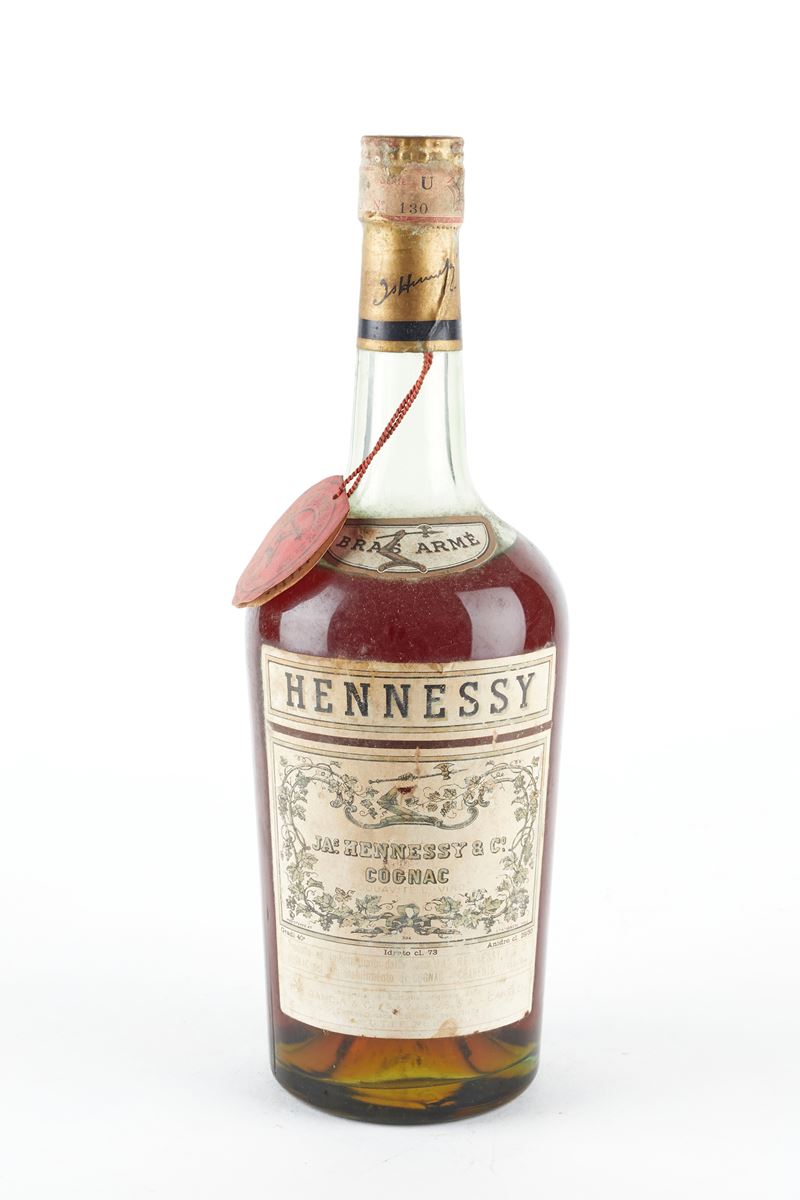 Hennessy : Hennessy Bras Armé Cognac  (Anni 60/70)  - 40% vol - Asta Vini e Distillati - Fidelis Auctions