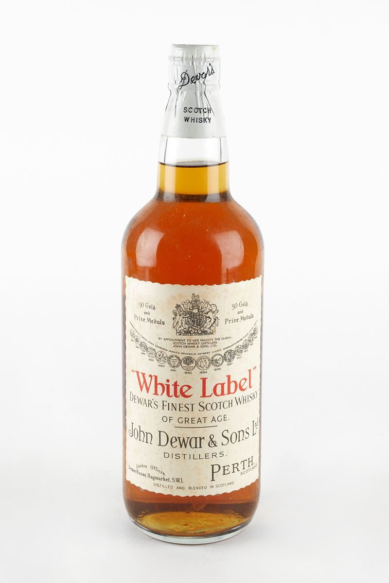 Dewar's : Dewar's White Label  (Anni 60)  - 43% vol - Asta Vini e Distillati - Fidelis Auctions