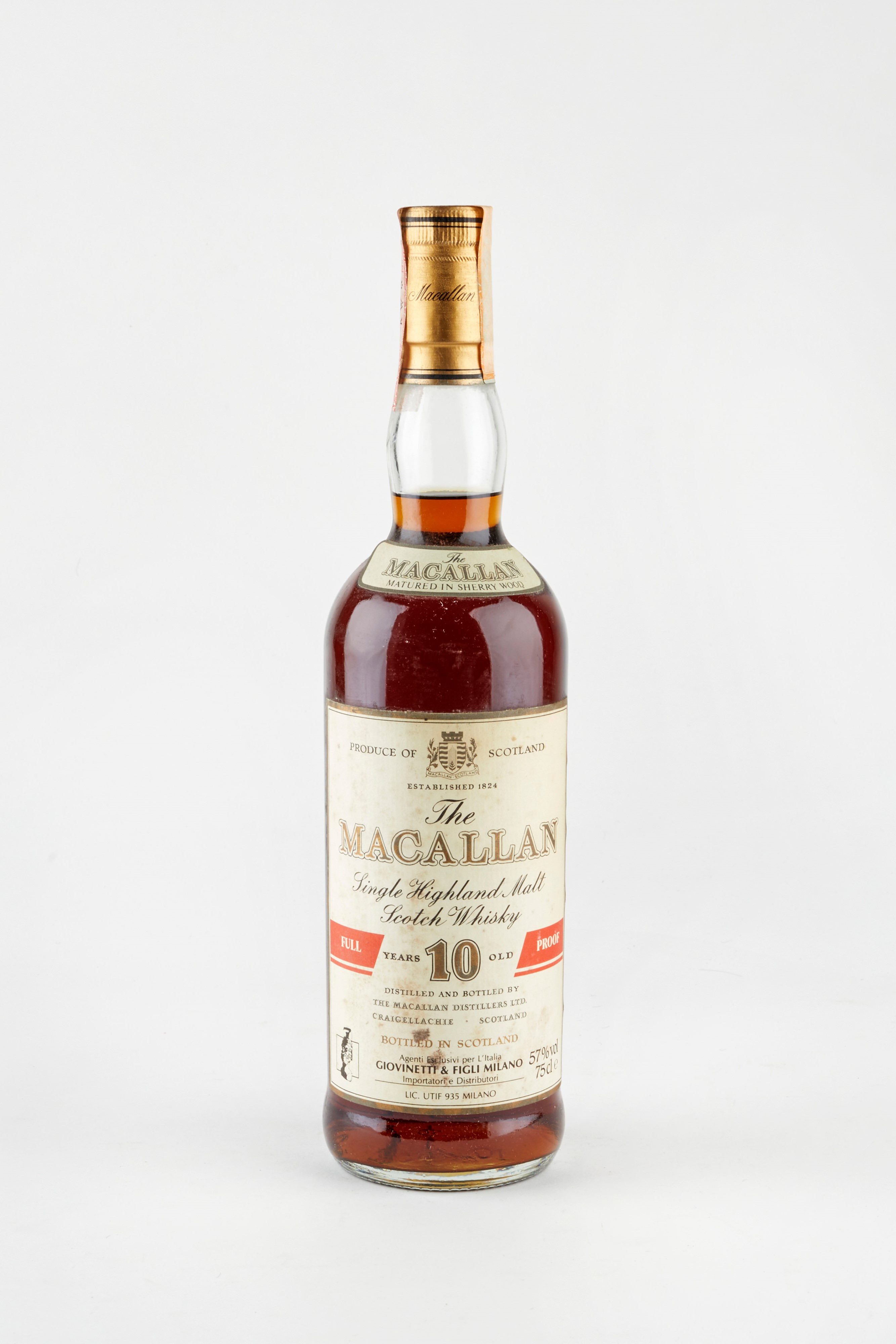 Macallan 10 Years Old Full Proof