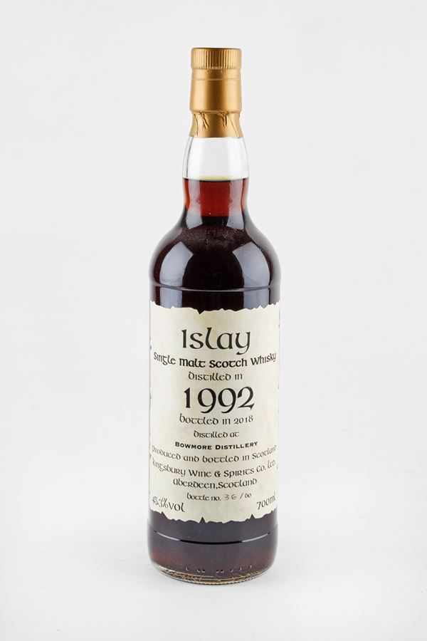 Bowmore,Kingsbury - Bowmore 25 Year Old 1992