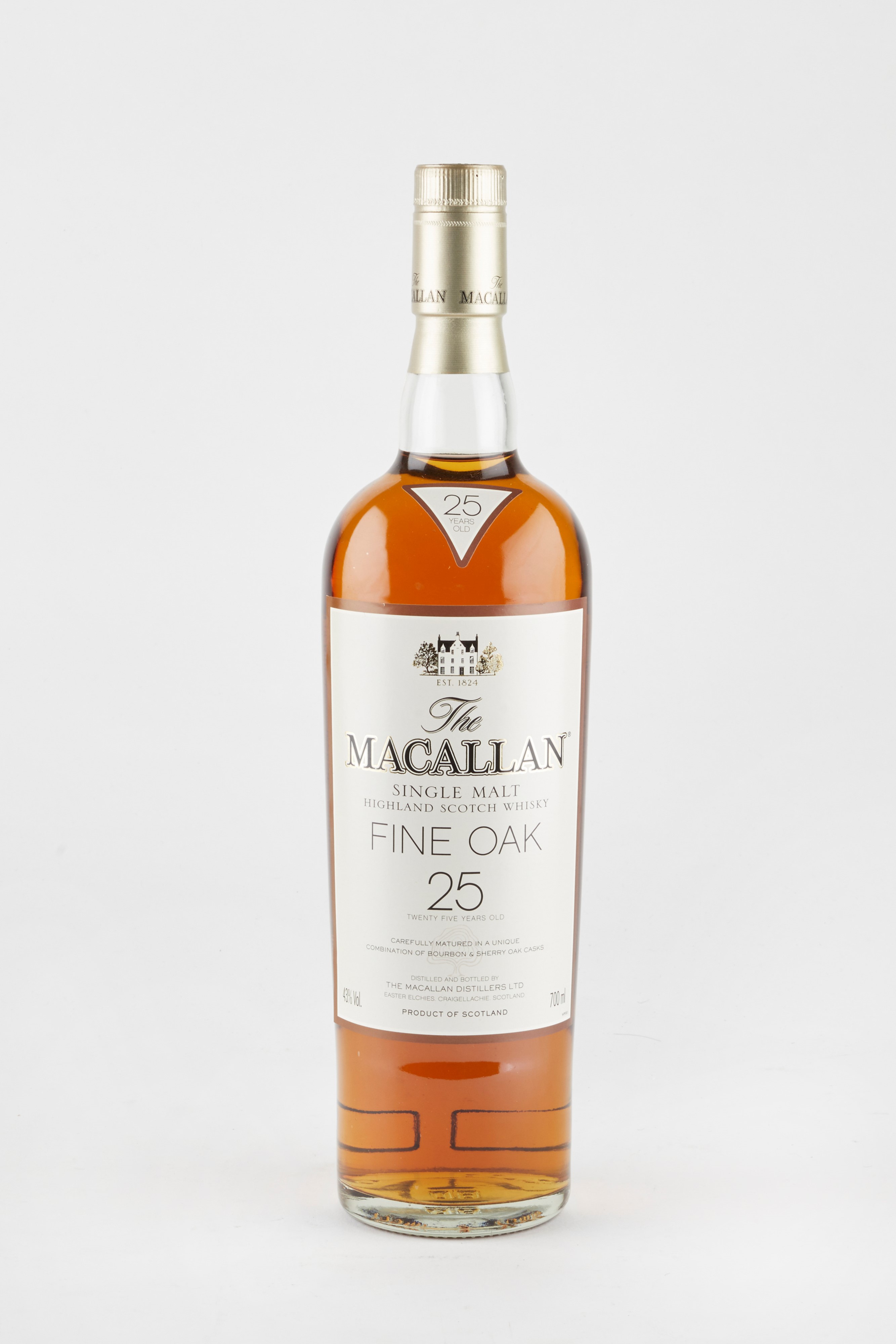 Macallan 25 Year Old Fine Oak