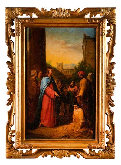 "cristo e L'adultera"