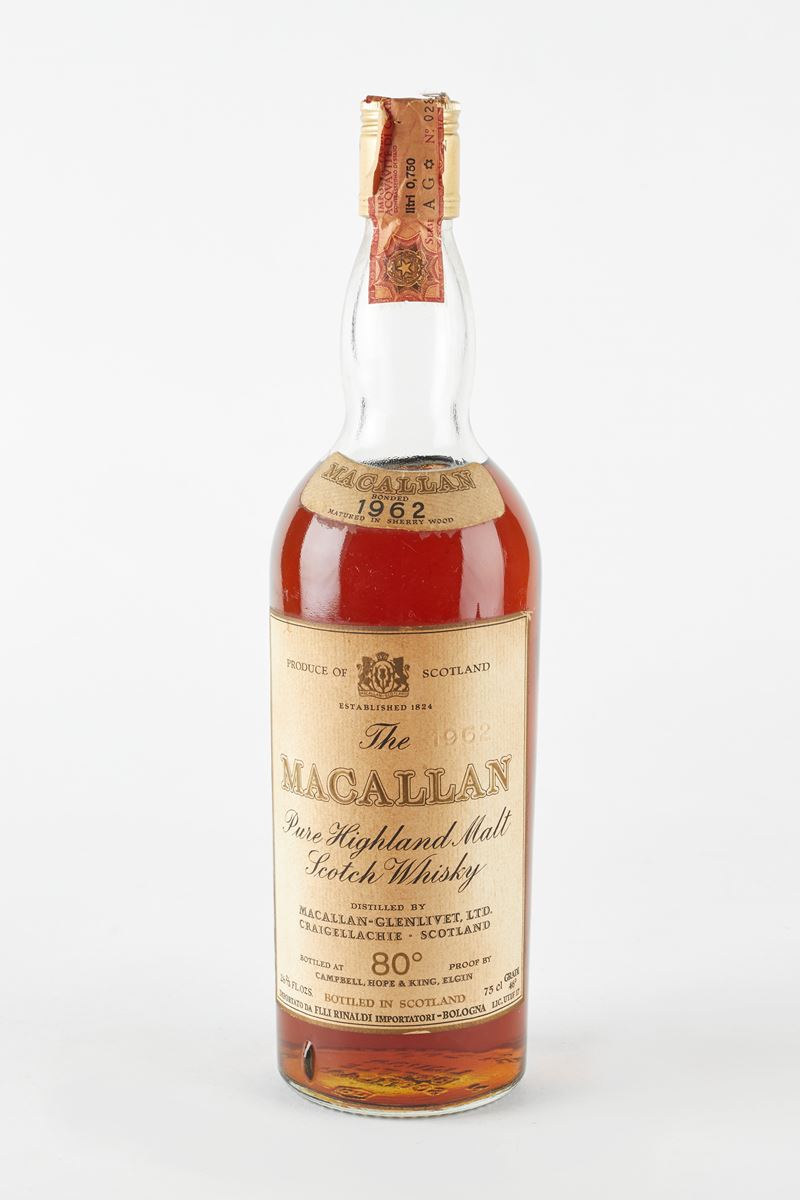 Macallan : Macallan  1962  (1962)  - 46% vol - Asta Macallan e Whisky Rari | Da Importanti Collezioni Europee - Fidelis Auctions