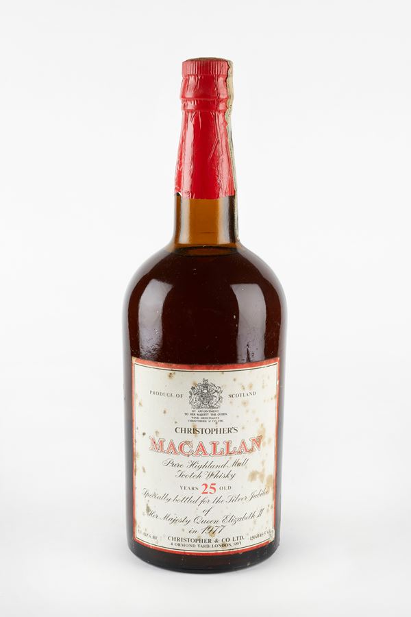Macallan - The Macallan 25 Year Old Silver Jubilee of Queen Elizabeth II