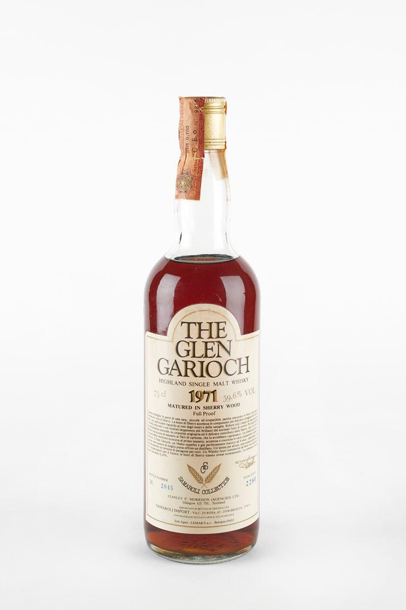Glen Garioch,Samaroli : Glen Garioch 1971  (1971)  - 59.6% vol - Asta Macallan e Whisky Rari | Da Importanti Collezioni Europee - Fidelis Auctions
