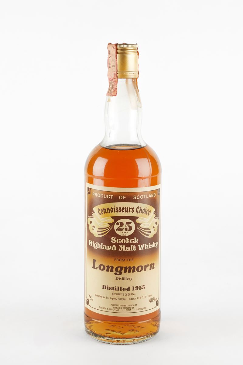 Gordon &amp;amp; MacPhail,Longmorn : Longmorn 1955 25 Years Old  (1955)  - 40% vol - Asta Macallan e Whisky Rari | Da Importanti Collezioni Europee - Fidelis Auctions