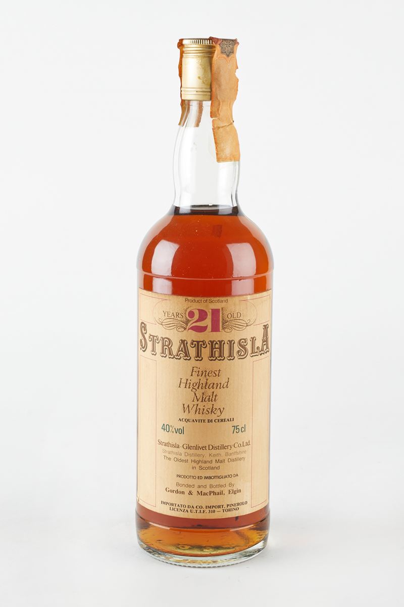 Strathisla,Gordon &amp;amp; MacPhail : Strathisla 21 Years Old  - 40% vol - Asta Macallan e Whisky Rari | Da Importanti Collezioni Europee - Fidelis Auctions
