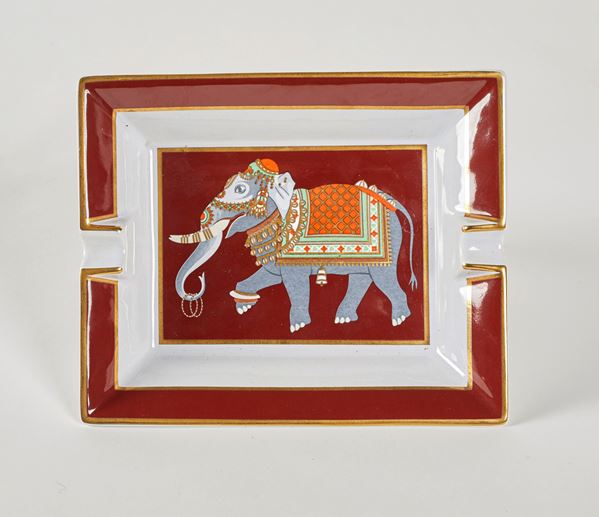 Hermès - Posacenere in ceramica policroma