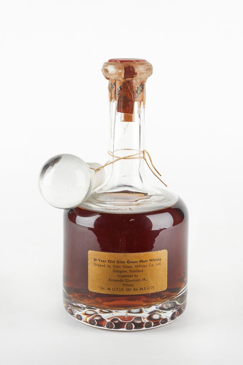 Glen Grant : 1960 Glen Grant 20 Year Old  (1960)  - 46% vol - Asta Macallan e Whisky Rari | Da Importanti Collezioni Europee - Fidelis Auctions