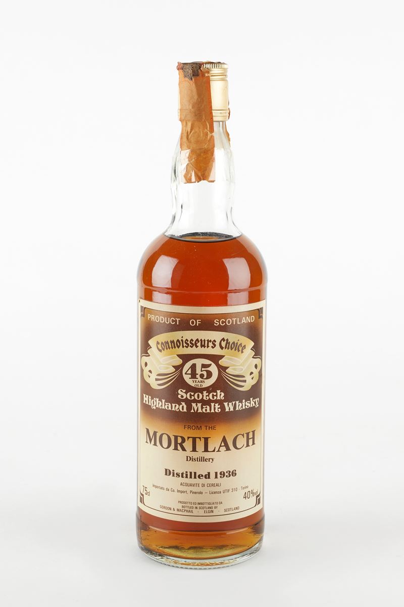 Mortlach,Gordon &amp;amp; MacPhail : Mortlach 45 Years Old 1936  (1936)  - 40% vol - Asta Macallan e Whisky Rari | Da Importanti Collezioni Europee - Fidelis Auctions