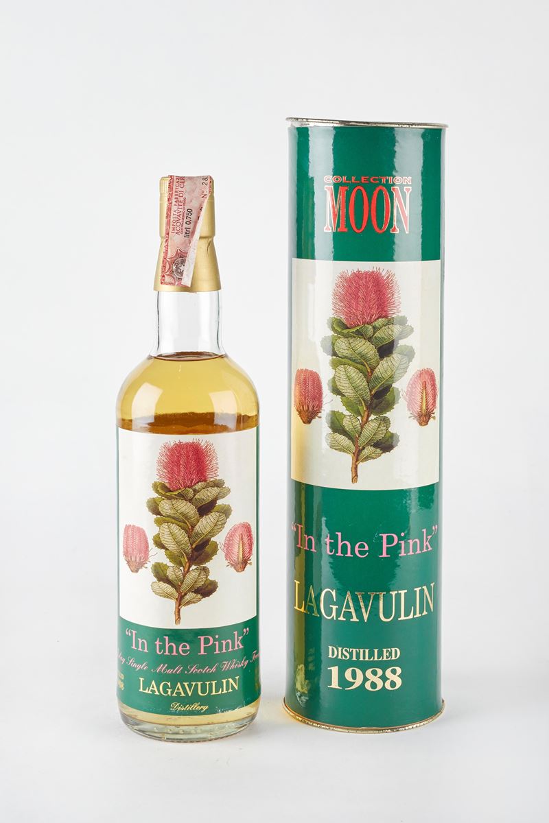 Lagavulin : Lagavulin 1988 In the Pink Controllare numero barile  - 46% vol - Asta Macallan e Whisky Rari | Da Importanti Collezioni Europee - Fidelis Auctions