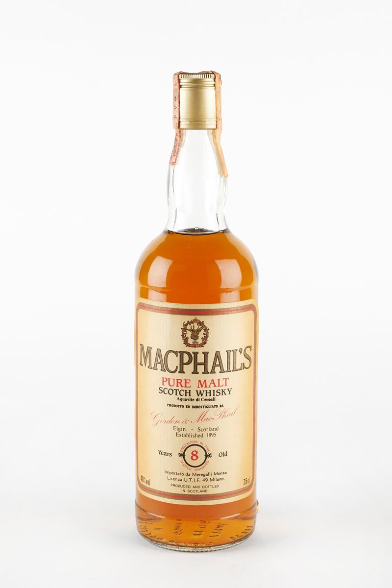 Gordon &amp;amp; MacPhail : MacPhail's 8 Year Old  (Anni 80)  - 40% vol - Asta Macallan e Whisky Rari | Da Importanti Collezioni Europee - Fidelis Auctions
