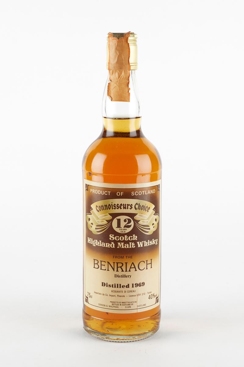 BenRiach,Gordon &amp;amp; MacPhail : BenRiach 12 Years Old 1969.  (1969)  - 40% vol - Asta Macallan e Whisky Rari | Da Importanti Collezioni Europee - Fidelis Auctions