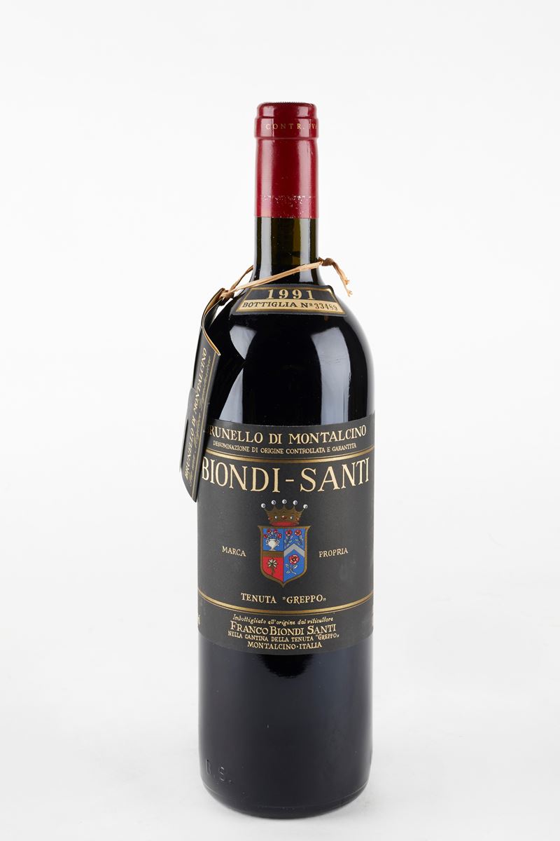 Biondi Santi : Biondi-Santi Brunello di Montalcino 1991  (1991)  - Asta Vini e Distillati - Fidelis Auctions