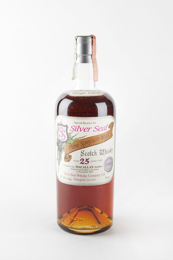 Macallan - Macallan 1978 Silver Seal 25 Year Old