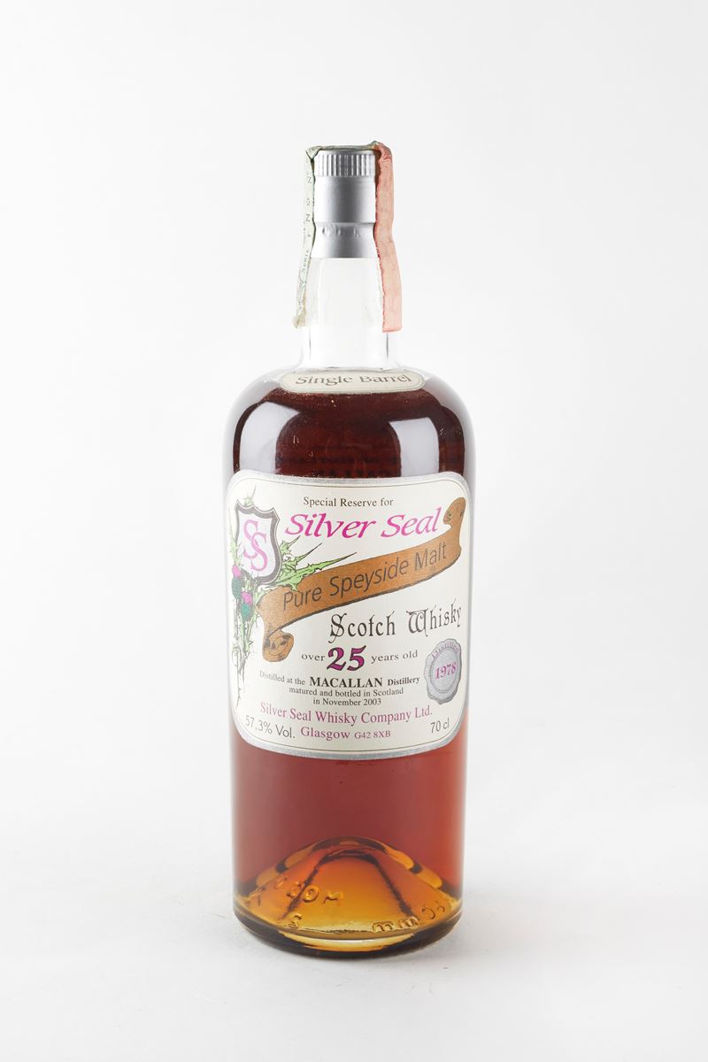 Macallan : Macallan 1978 Silver Seal 25 Year Old  (1978)  - 57.3% vol - Asta Macallan e Whisky Rari | Da Importanti Collezioni Europee - Fidelis Auctions