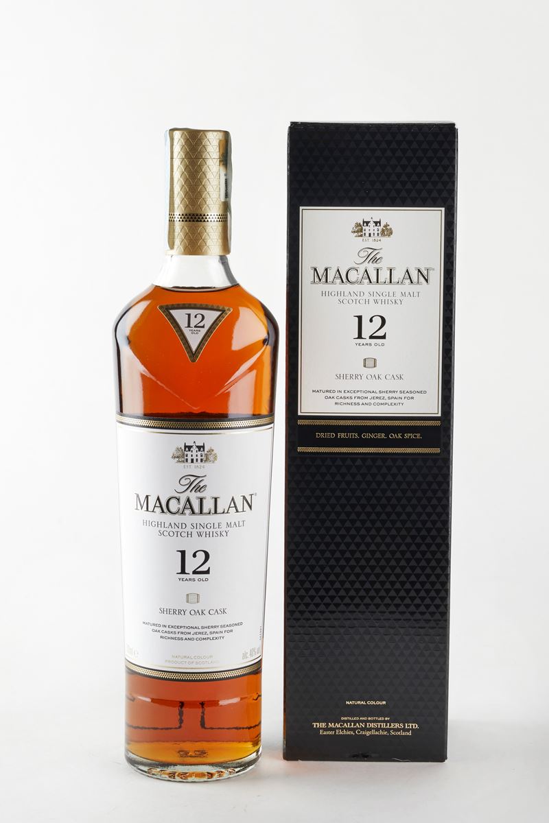 Macallan : The Macallan 12 Years Old Sherry Oak  - 40% vol - Asta Macallan e Whisky Rari | Da Importanti Collezioni Europee - Fidelis Auctions