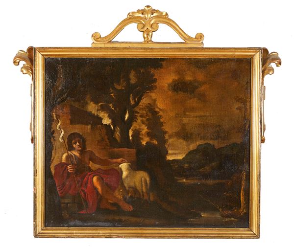 Giovanni Francesco Barbieri Il Guercino - "San Giovanni Battista