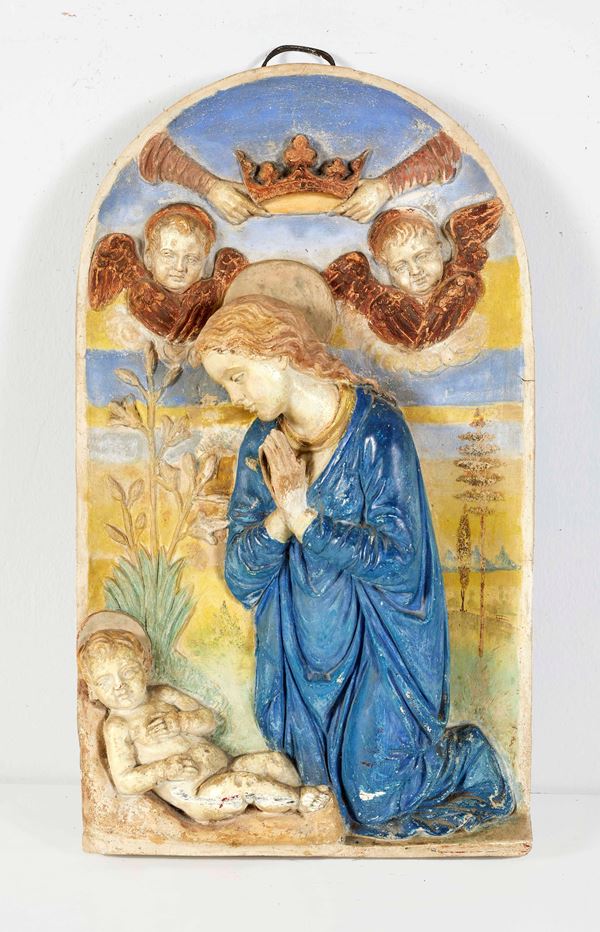 "Madonna col Bambino in preghiera"