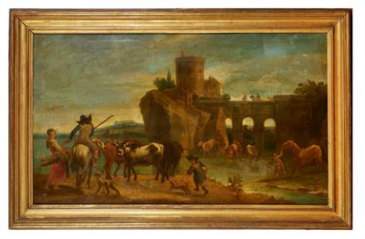“paesaggio con Castello"
