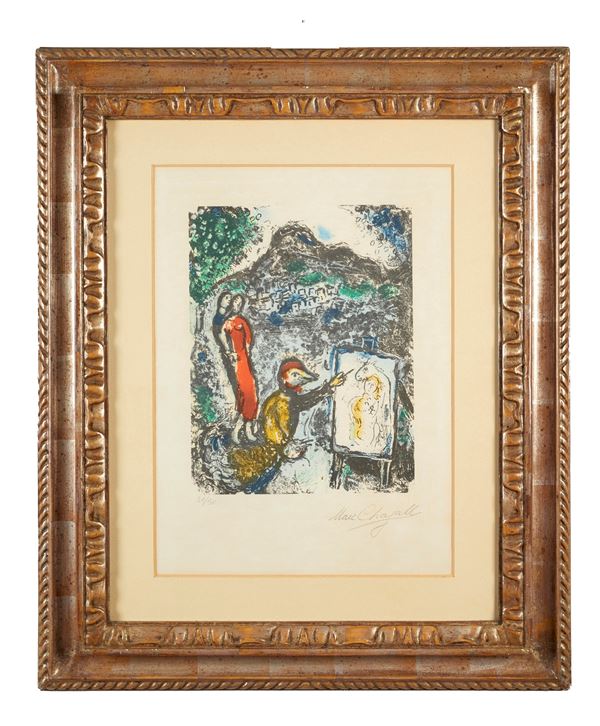 Marc Chagall - "Devant St. Jeannet"