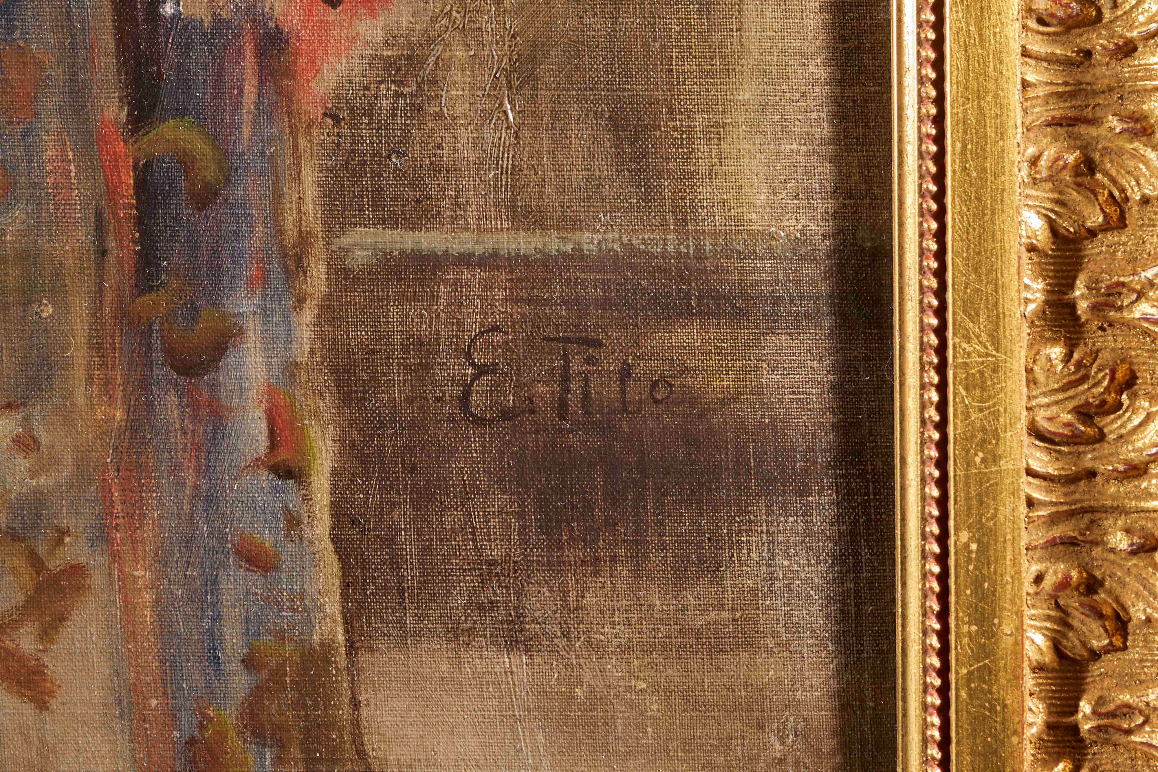 Ettore Tito - "donne a Campo dei S.s. Apostoli"