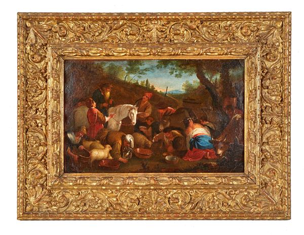 Jacopo dal Ponte Jacopo Bassano - "Miracolo delle acque di Mara"