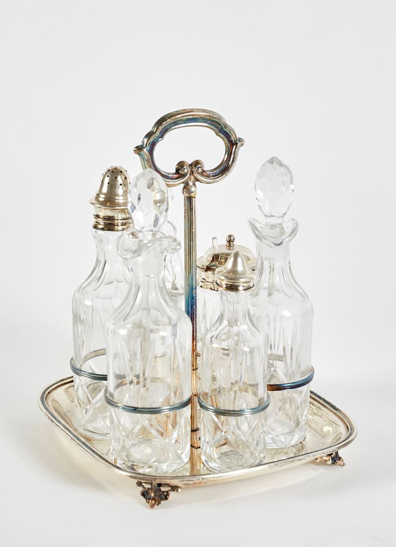 oliera in argento  - Asta Antiquariato e Argenti - Fidelis Auctions