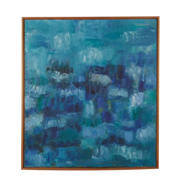 Vasco Bendini - "Paesaggio in blu"