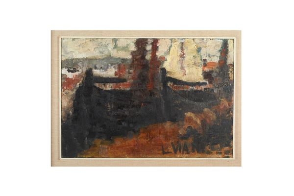 Lorenzo Viani - "Viareggio (Darsena)"