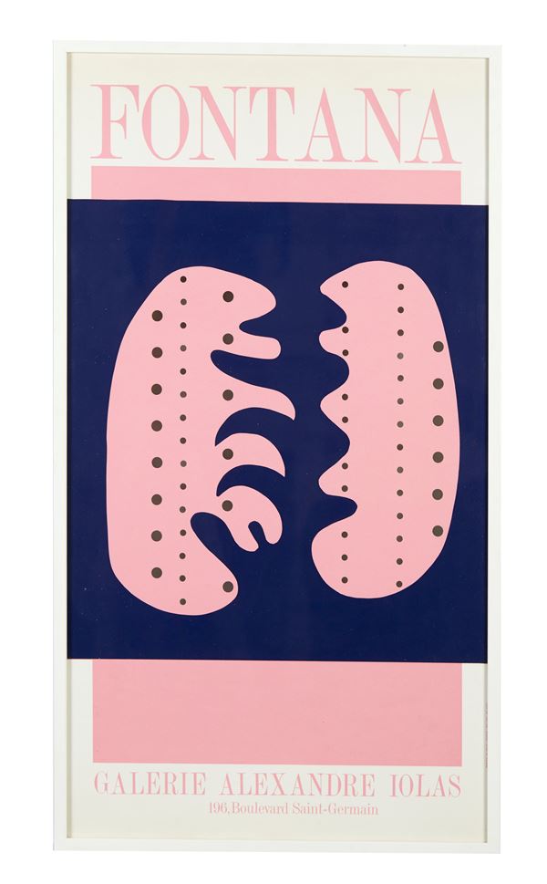 Lucio Fontana - "Galerie Alexandre Iolas"