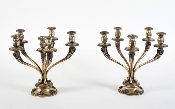 Coppia di candelabri