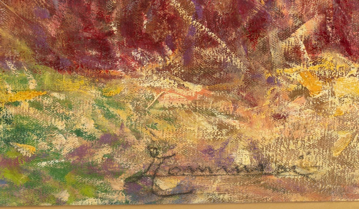 LUDOVICO TOMMASI (Livorno 1866 - Firenze 1941) "Scena di campagna con buoi"