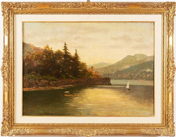 Luigi Bertelli - "Il lago"