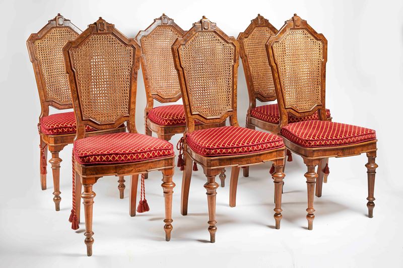 Set sei sedie  - Asta Antiquariato e Argenti - Fidelis Auctions