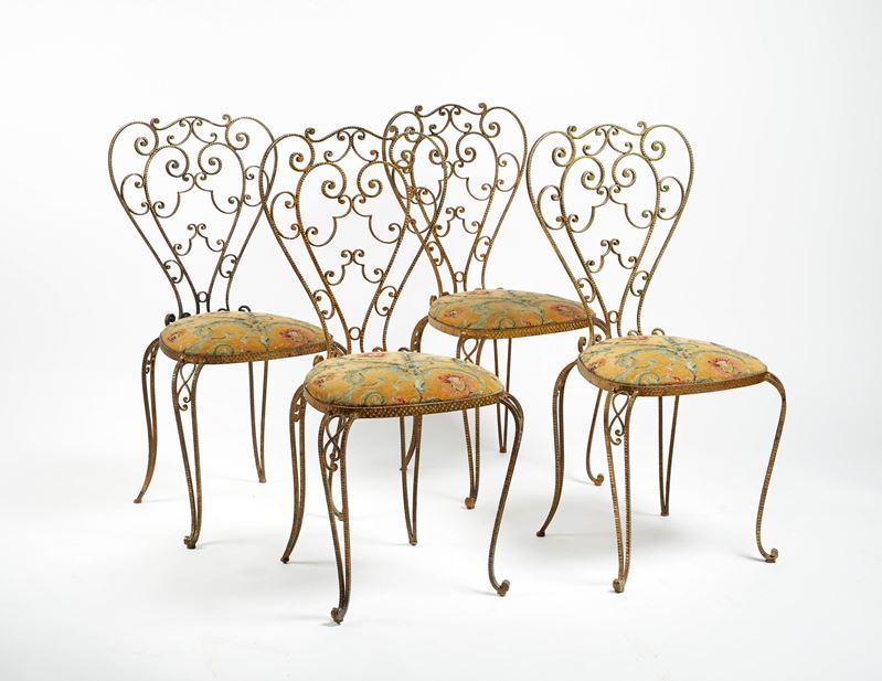 Set 4 sedie   - Asta Antiquariato e Argenti - Fidelis Auctions