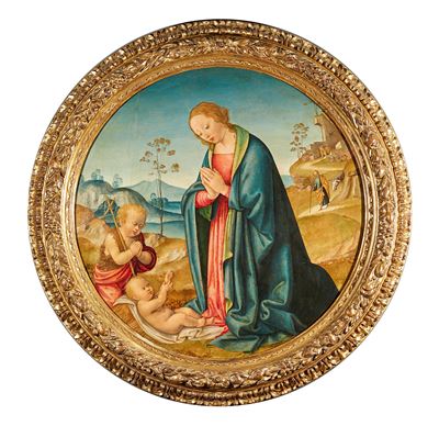 'adorazione del Bambino con San Giovannino'